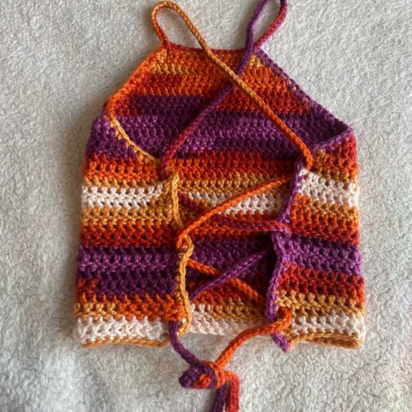 Handmade Crochet top - Picture 2 of 2